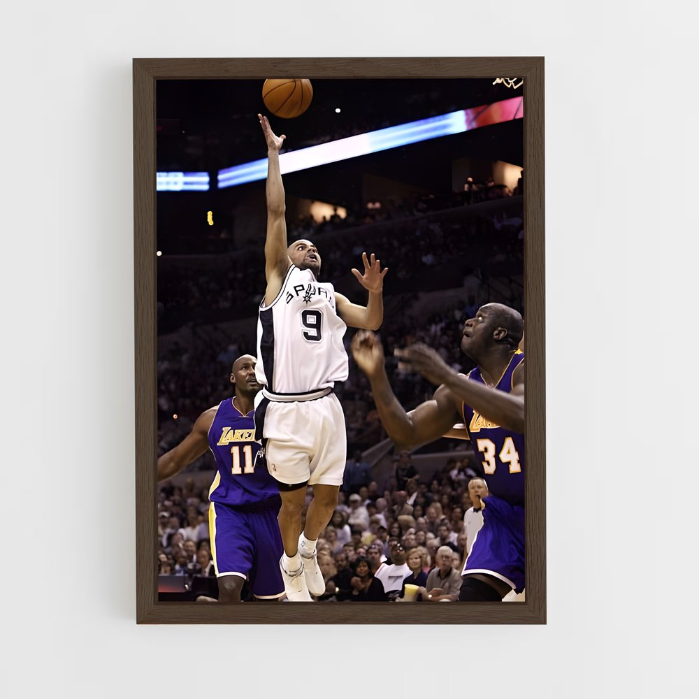 Poster Tony de parker – affiche Basketball (vue 5)